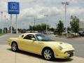 2002 Inspiration Yellow Ford Thunderbird Premium Roadster  photo #3