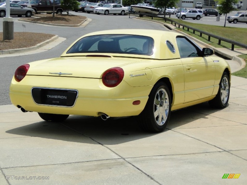 2002 Thunderbird Premium Roadster - Inspiration Yellow / Inspiration Yellow photo #5