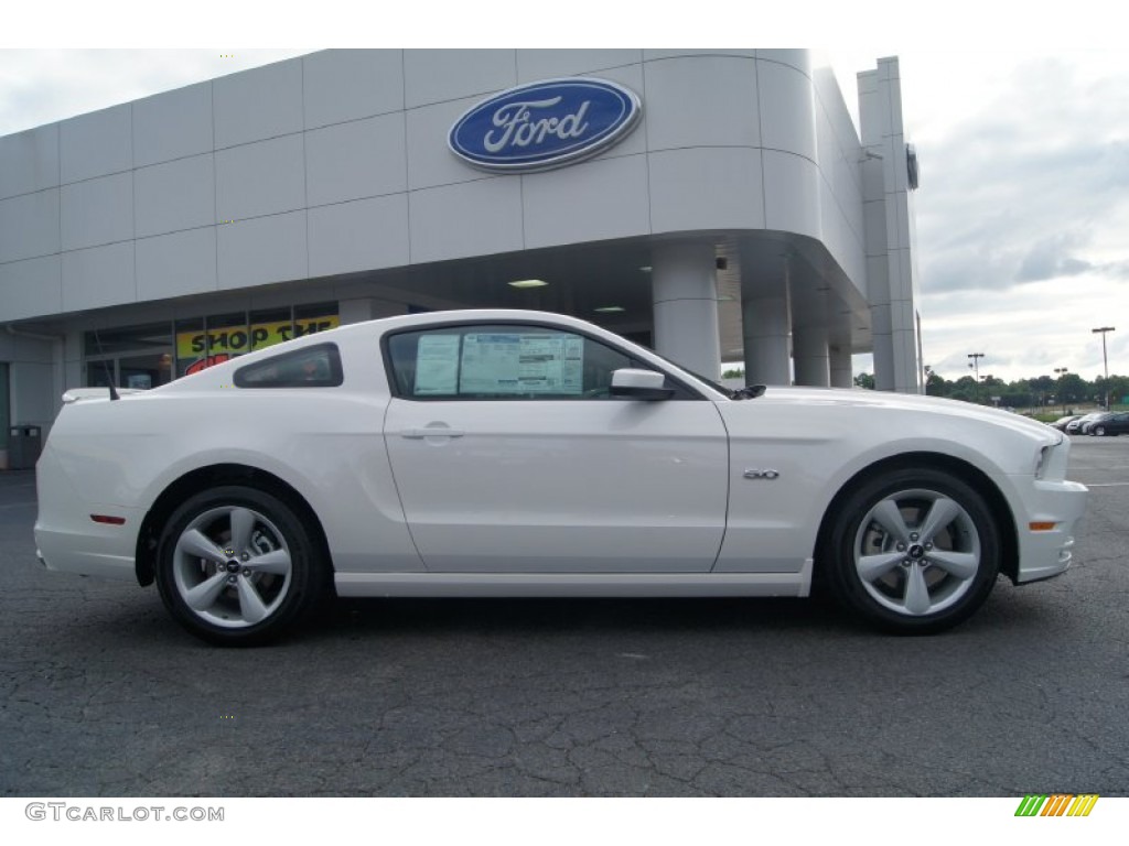 Performance White 2013 Ford Mustang GT Premium Coupe Exterior Photo #66265575