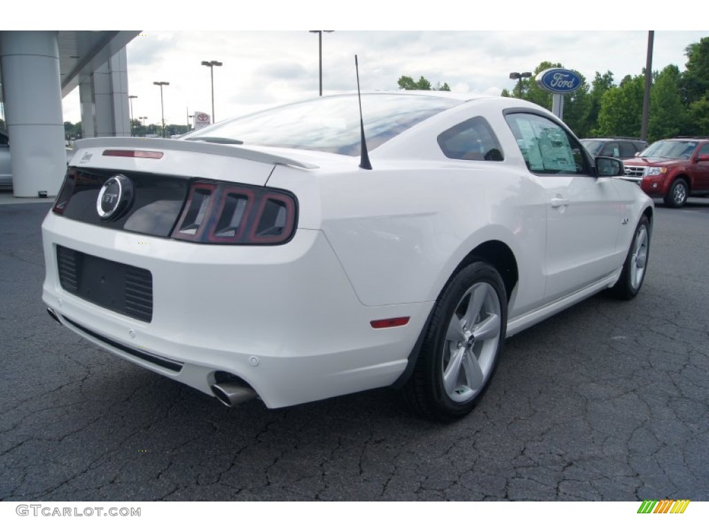 2013 Mustang GT Premium Coupe - Performance White / Charcoal Black photo #3
