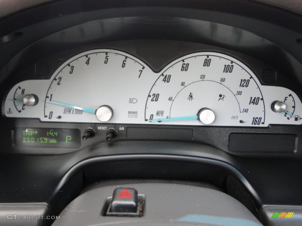2002 Ford Thunderbird Premium Roadster Gauges Photo #66265580
