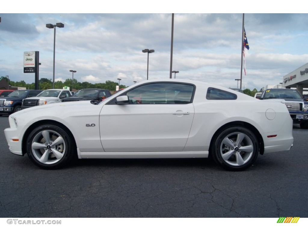 Performance White 2013 Ford Mustang GT Premium Coupe Exterior Photo #66265587