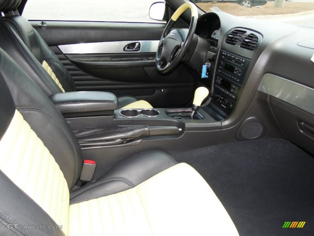 Inspiration Yellow Interior 2002 Ford Thunderbird Premium Roadster Photo #66265611