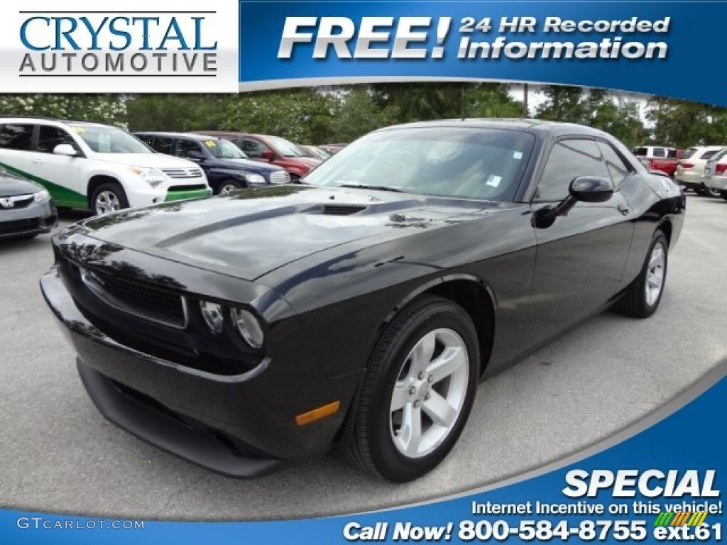 2011 Challenger SE - Black / Dark Slate Gray photo #1