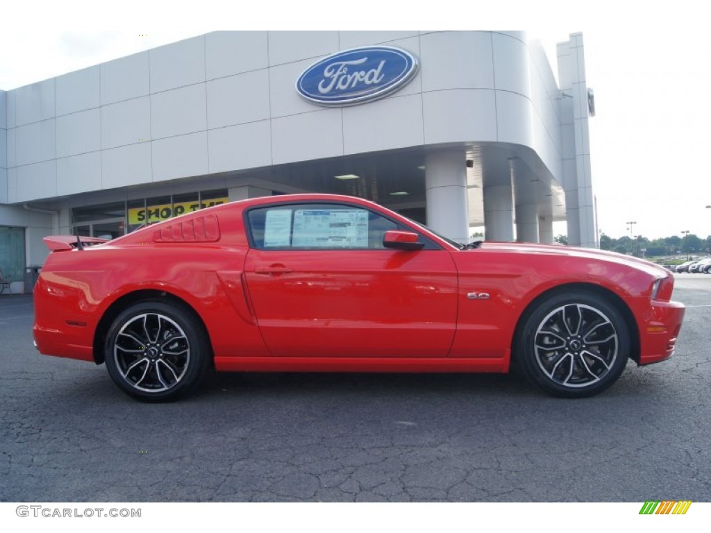 Race Red 2013 Ford Mustang GT Premium Coupe Exterior Photo #66265779