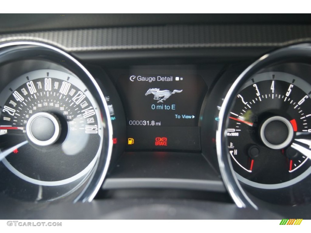 2013 Ford Mustang GT Premium Coupe Gauges Photo #66265899