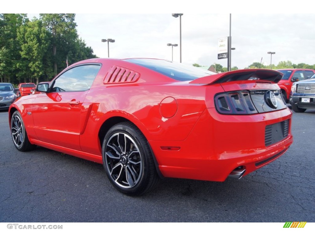 Race Red 2013 Ford Mustang GT Premium Coupe Exterior Photo #66265974