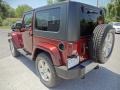 2010 Red Rock Crystal Pearl Jeep Wrangler Sahara 4x4  photo #3