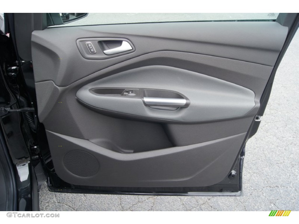 2013 Ford Escape SE 1.6L EcoBoost Charcoal Black Door Panel Photo #66266067