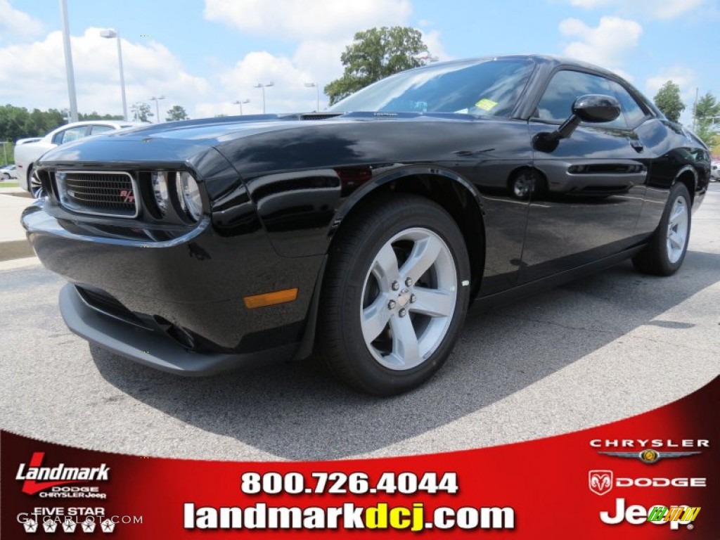 2012 Challenger R/T - Pitch Black / Dark Slate Gray photo #1