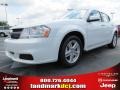 2012 Bright White Dodge Avenger SXT  photo #1