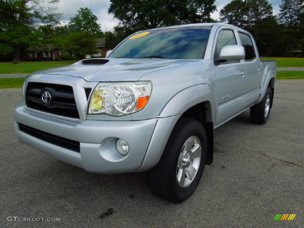 2007 Tacoma V6 PreRunner TRD Sport Double Cab - Silver Streak Mica / Graphite Gray photo #1