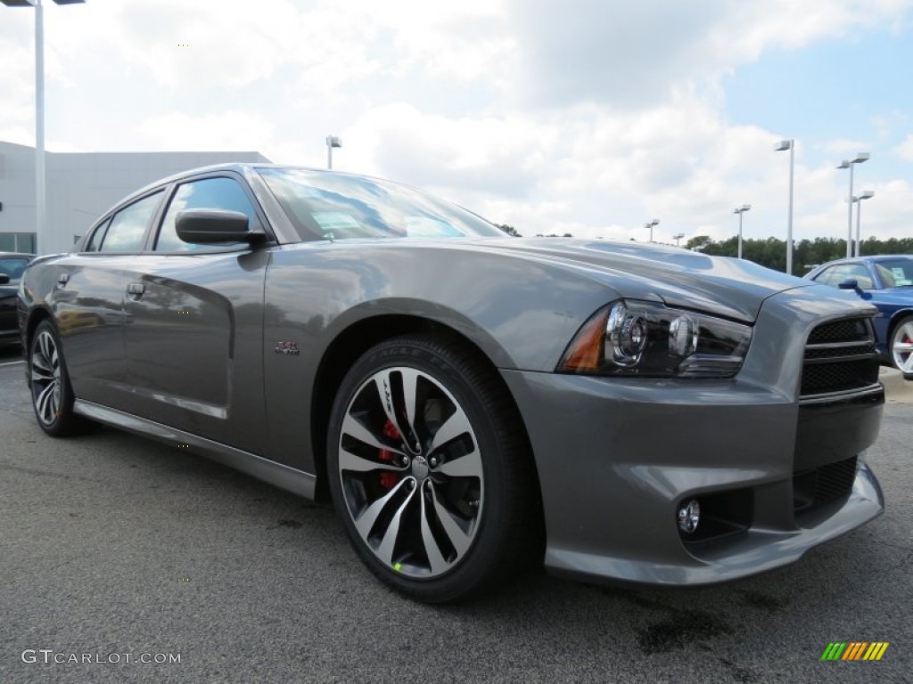 Tungsten Metallic 2012 Dodge Charger SRT8 Exterior Photo #66268650