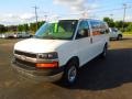 Summit White - Express LT 3500 Passenger Van Photo No. 2
