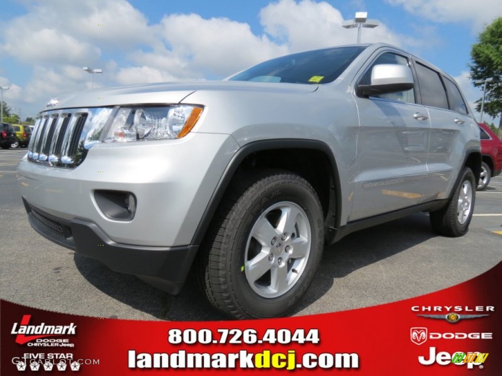 2012 Grand Cherokee Laredo - Bright Silver Metallic / Dark Graystone/Medium Graystone photo #1