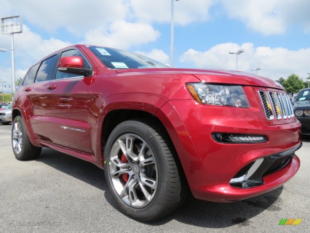 Deep Cherry Red Crystal Pearl 2012 Jeep Grand Cherokee SRT8 4x4 Exterior Photo #66269310