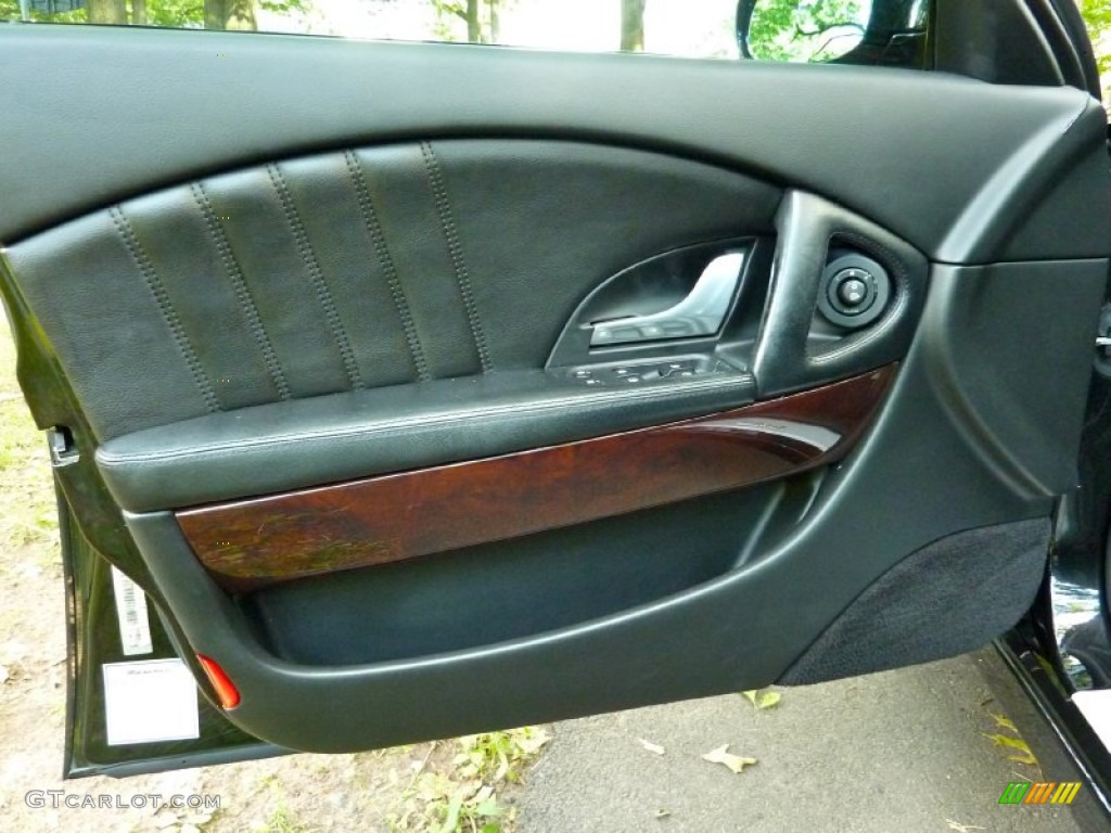 2006 Maserati Quattroporte Standard Quattroporte Model Nero Door Panel Photo #66269629