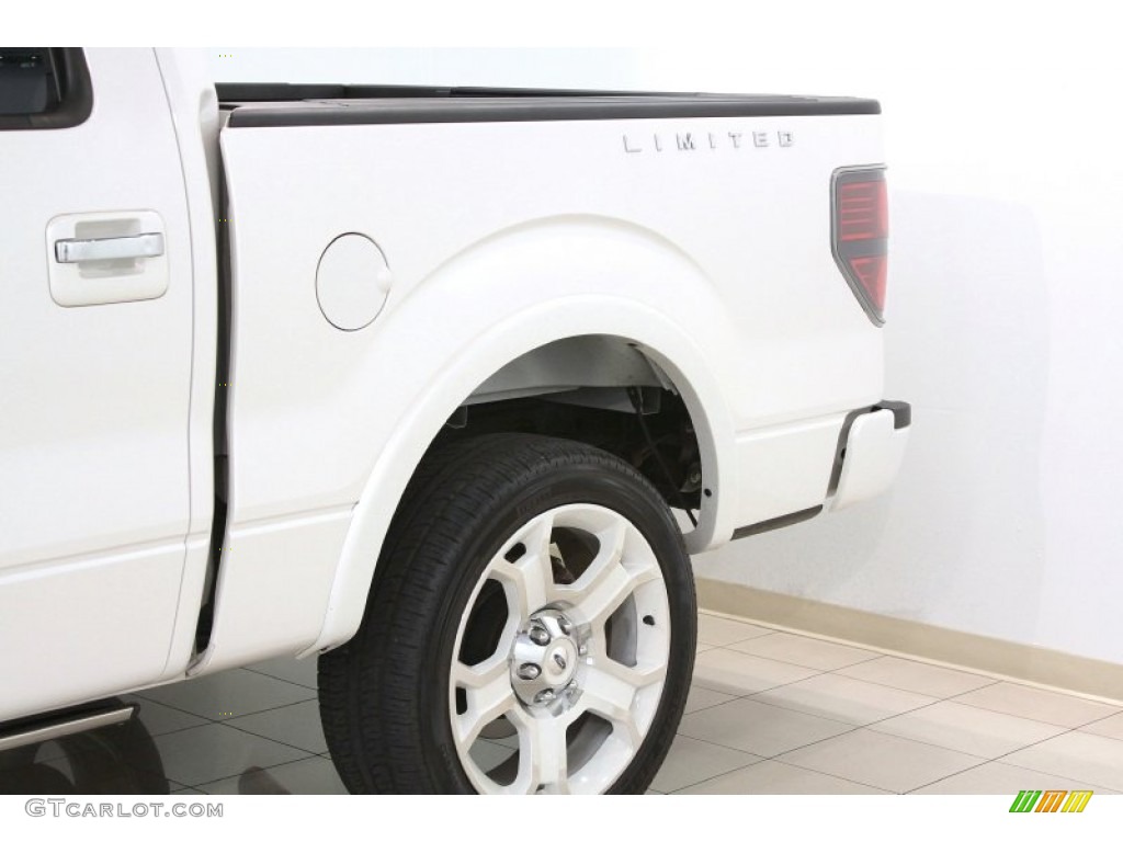 White Platinum Metallic Tri-Coat 2011 Ford F150 Limited SuperCrew 4x4 Exterior Photo #66270565