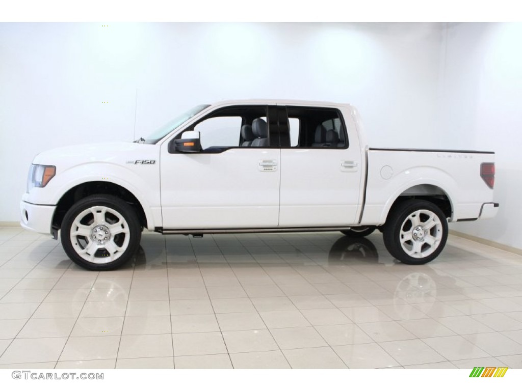 White Platinum Metallic Tri-Coat 2011 Ford F150 Limited SuperCrew 4x4 Exterior Photo #66270568