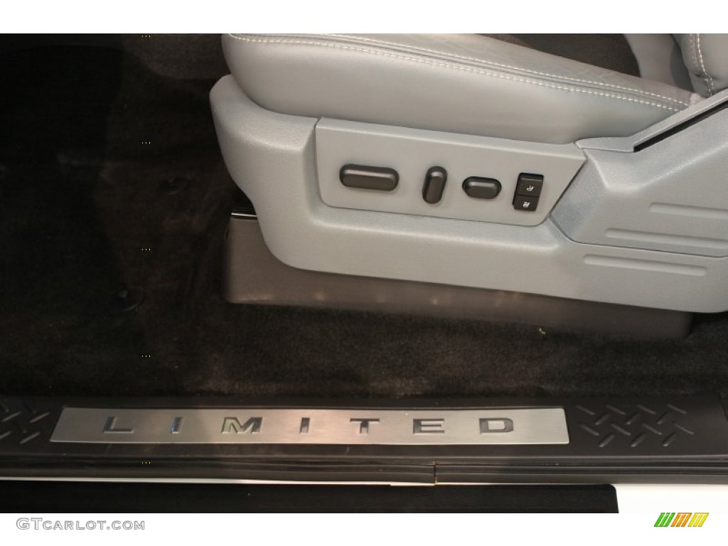 Steel Gray/Black Interior 2011 Ford F150 Limited SuperCrew 4x4 Photo #66270583