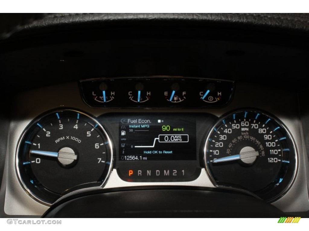 2011 Ford F150 Limited SuperCrew 4x4 Gauges Photo #66270601