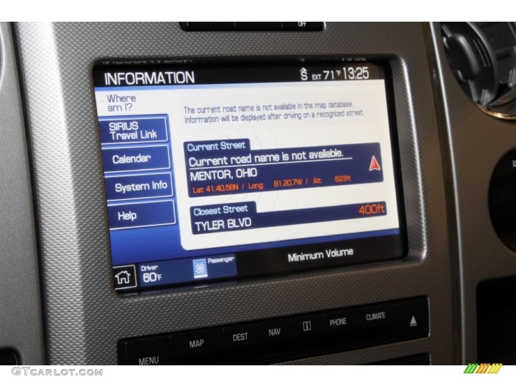 Navigation System's screen 2011 Ford F150 Limited SuperCrew 4x4 Parts