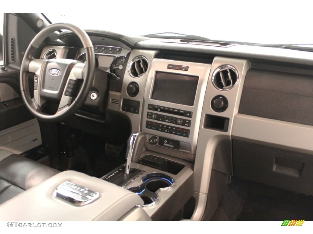 2011 Ford F150 Limited SuperCrew 4x4 Steel Gray/Black Dashboard Photo #66270736