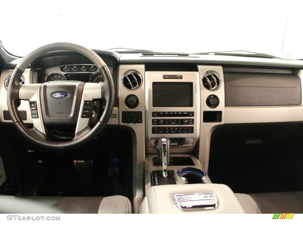 2011 Ford F150 Limited SuperCrew 4x4 Steel Gray/Black Dashboard Photo #66270748