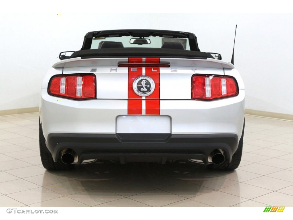 Ingot Silver Metallic 2012 Ford Mustang Shelby GT500 SVT Performance Package Convertible Exterior Photo #66270793