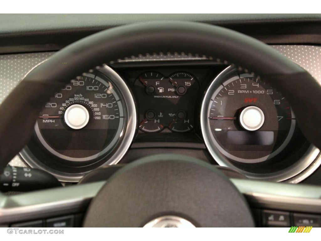 2012 Ford Mustang Shelby GT500 SVT Performance Package Convertible Gauges Photo #66270844