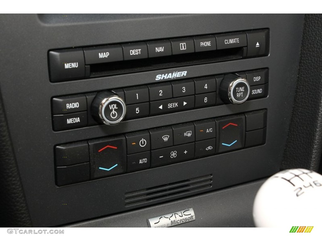 2012 Ford Mustang Shelby GT500 SVT Performance Package Convertible Controls Photo #66270868