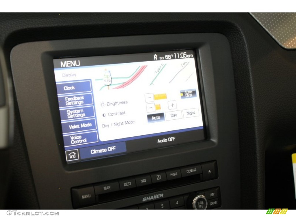 2012 Ford Mustang Shelby GT500 SVT Performance Package Convertible Navigation Photo #66270877