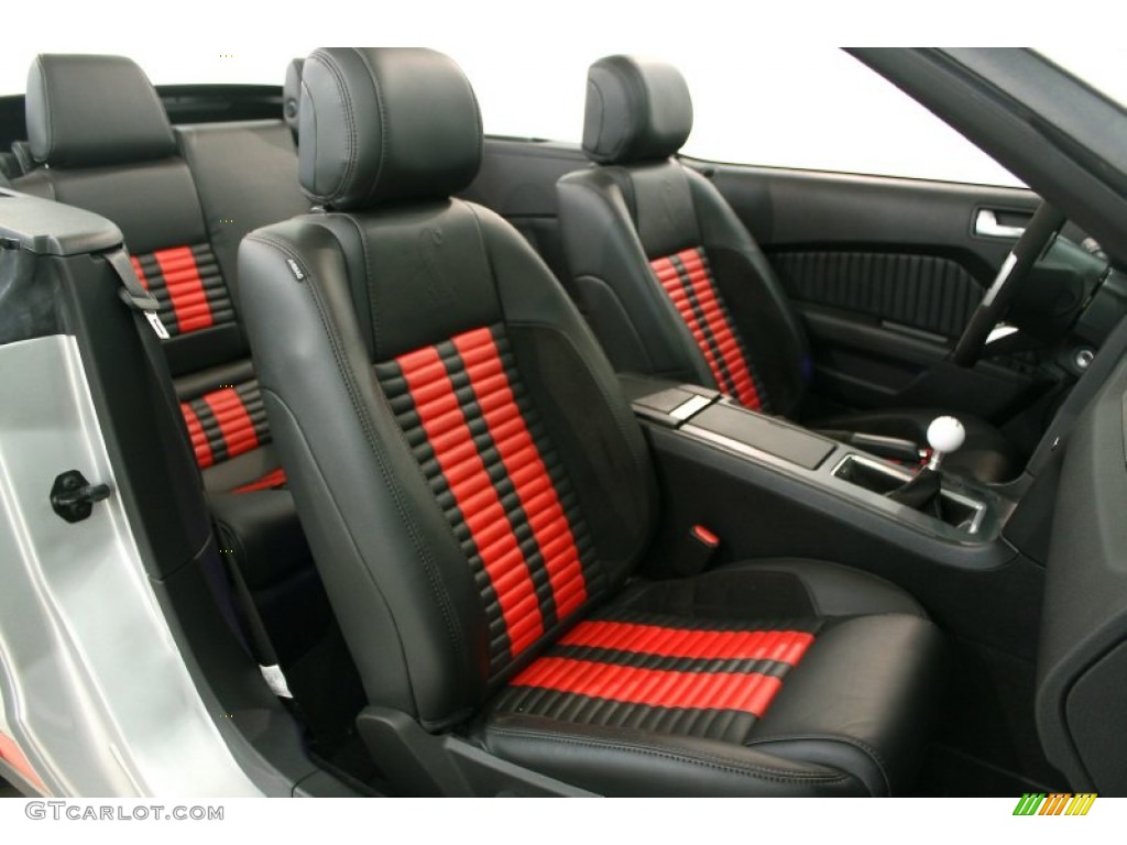 Charcoal Black/Red Interior 2012 Ford Mustang Shelby GT500 SVT Performance Package Convertible Photo #66270943