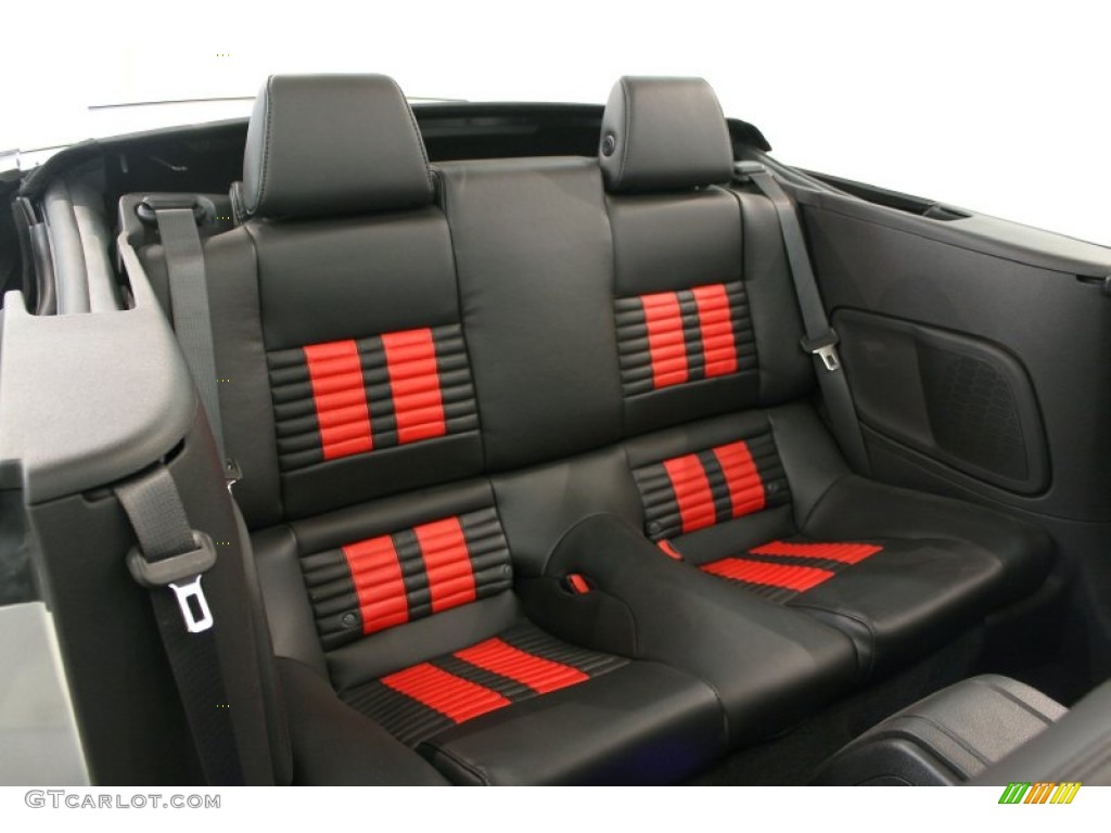 Charcoal Black/Red Interior 2012 Ford Mustang Shelby GT500 SVT Performance Package Convertible Photo #66270949