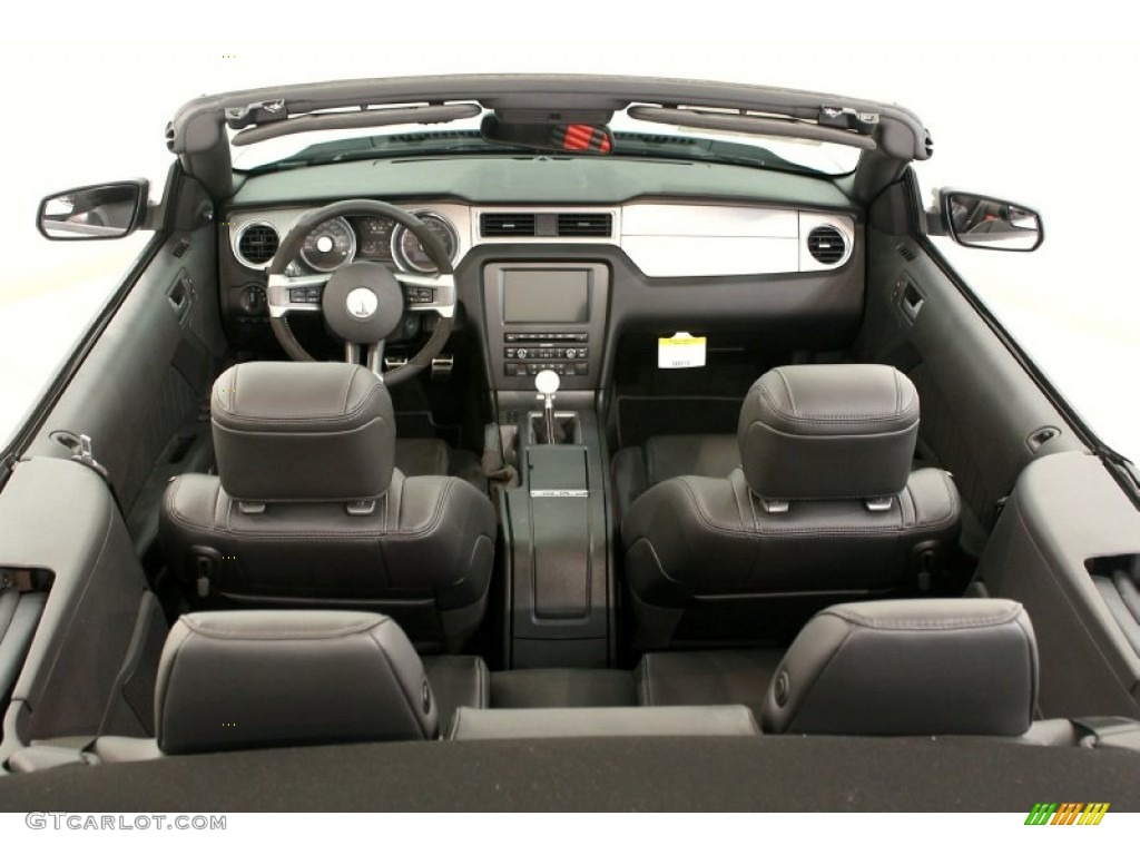 Charcoal Black/Red Interior 2012 Ford Mustang Shelby GT500 SVT Performance Package Convertible Photo #66270964