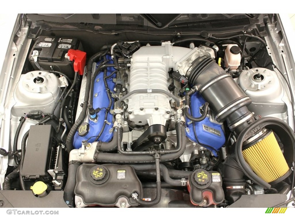 2012 Ford Mustang Shelby GT500 SVT Performance Package Convertible 5.4 Liter Supercharged DOHC 32-Valve Ti-VCT V8 Engine Photo #66270973
