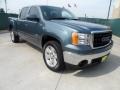 2008 Stealth Gray Metallic GMC Sierra 1500 SLE Crew Cab  photo #1