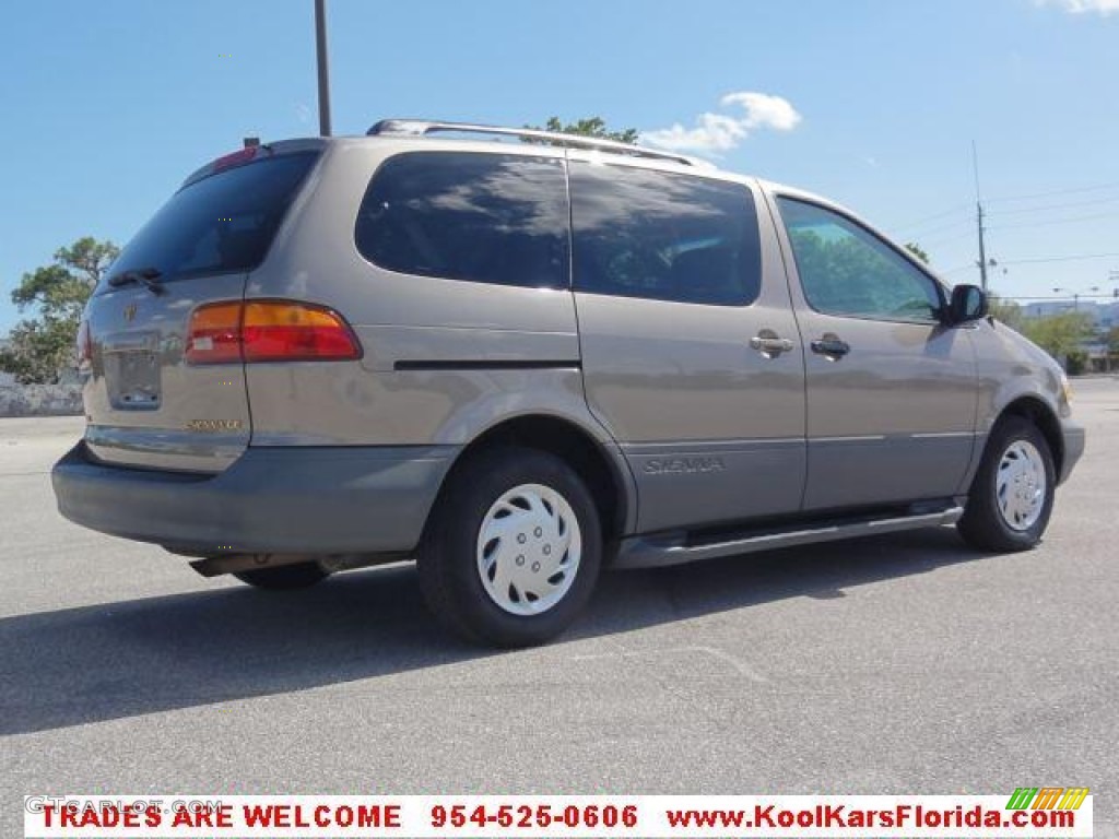 1999 Sienna CE - Sable Pearl / Oak Beige photo #3