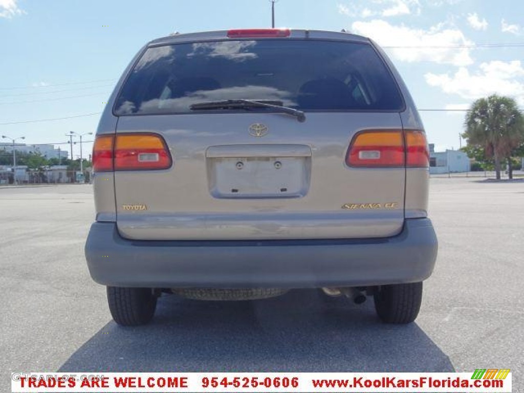1999 Sienna CE - Sable Pearl / Oak Beige photo #4