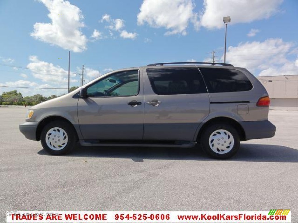 1999 Sienna CE - Sable Pearl / Oak Beige photo #6