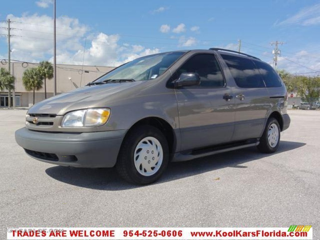 1999 Sienna CE - Sable Pearl / Oak Beige photo #7
