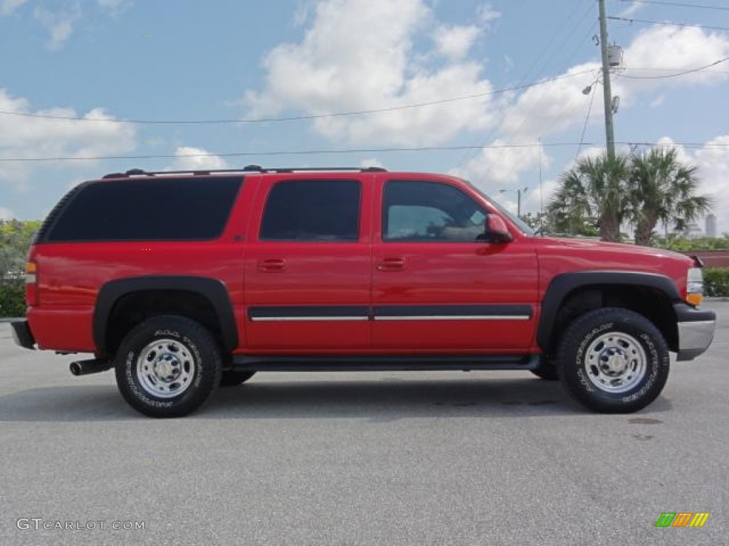 Victory Red 2002 Chevrolet Suburban 2500 LS Exterior Photo #66273846