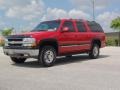 2002 Victory Red Chevrolet Suburban 2500 LS  photo #7
