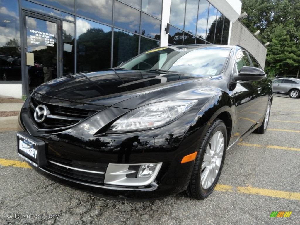 2009 MAZDA6 i Grand Touring - Ebony Black / Black photo #1