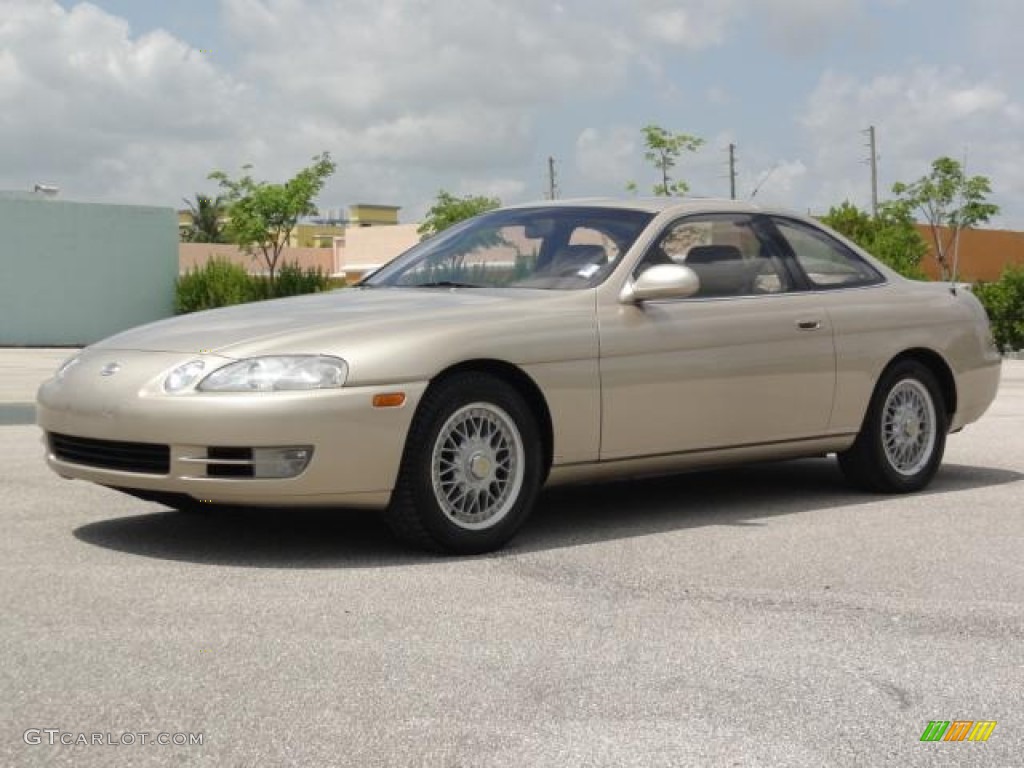 1995 SC 400 - Sandstone Beige Metallic / Ivory photo #7