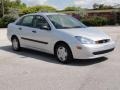 2002 CD Silver Metallic Ford Focus LX Sedan  photo #1