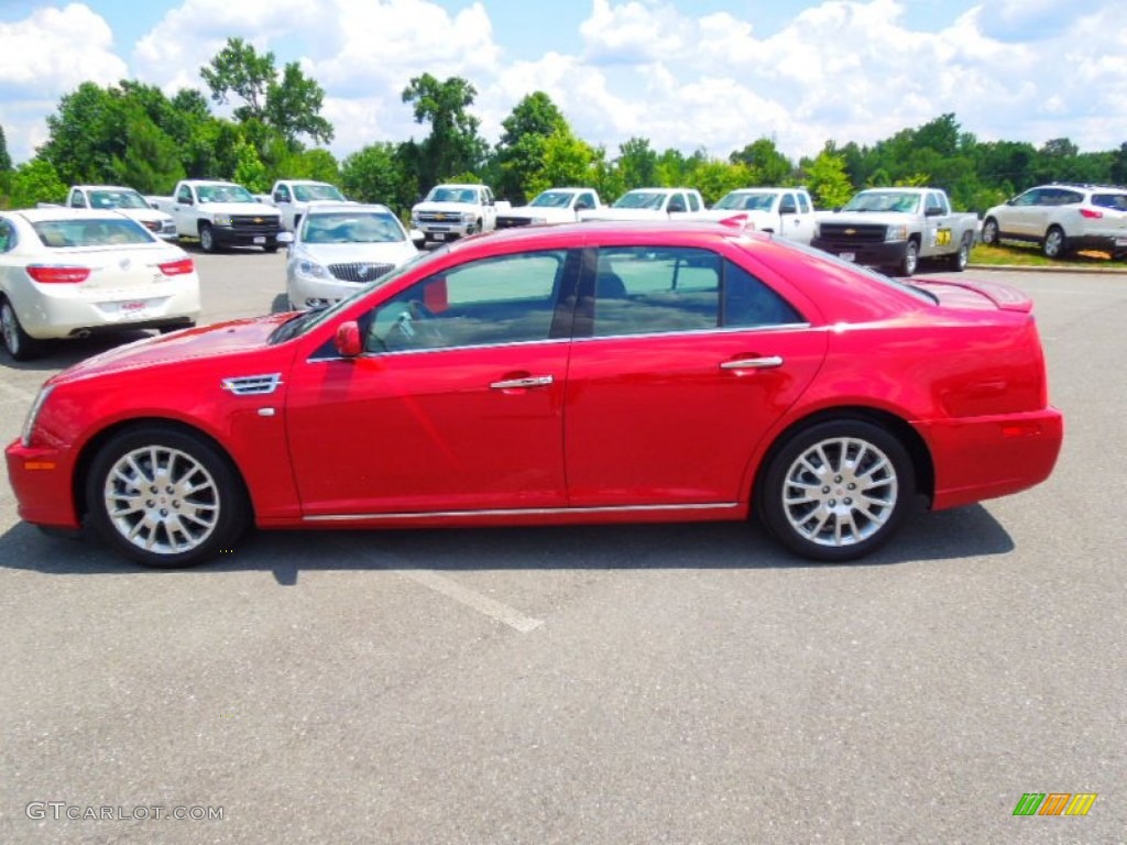Crystal Red Tintcoat 2011 Cadillac STS V6 Premium Exterior Photo #66276384