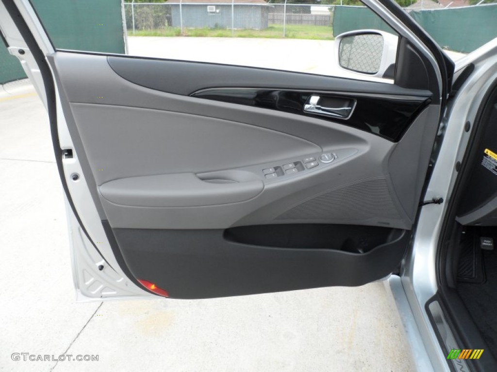 2013 Sonata Limited - Radiant Silver / Gray photo #23