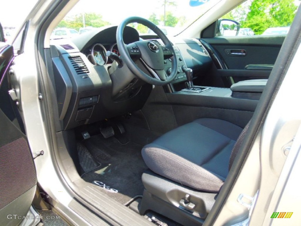Black Interior 2012 Mazda CX-9 Sport Photo #66276814
