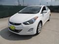 2013 Shimmering White Hyundai Elantra Limited  photo #7